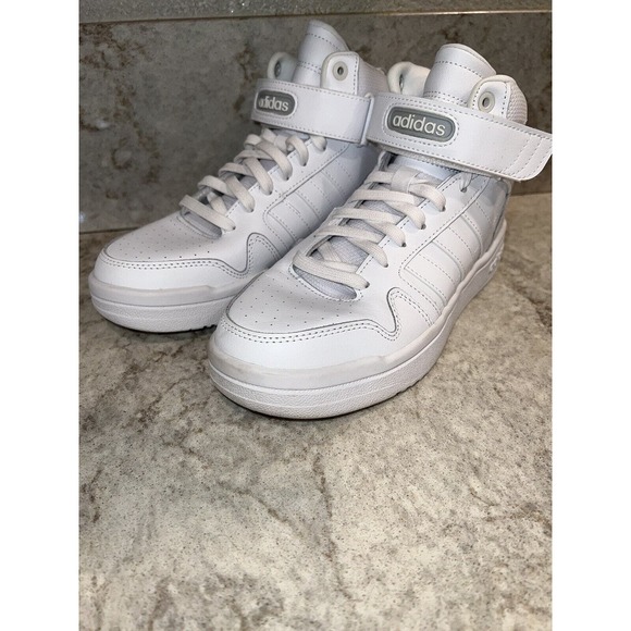 NEW Adidas Mens Womens Postmove Mid Basketball Athletic Shoes White